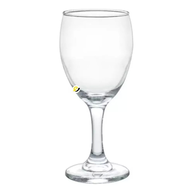12 Copas De Vidrio Para Vino Agua 300 Ml - 12 Piezas Cristar