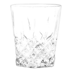 Cristar 6 Vasos Vidrio Diamante Economicos Elegantes 296 Ml